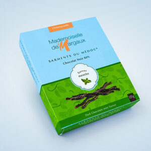 Mørk sjokolade med mynte